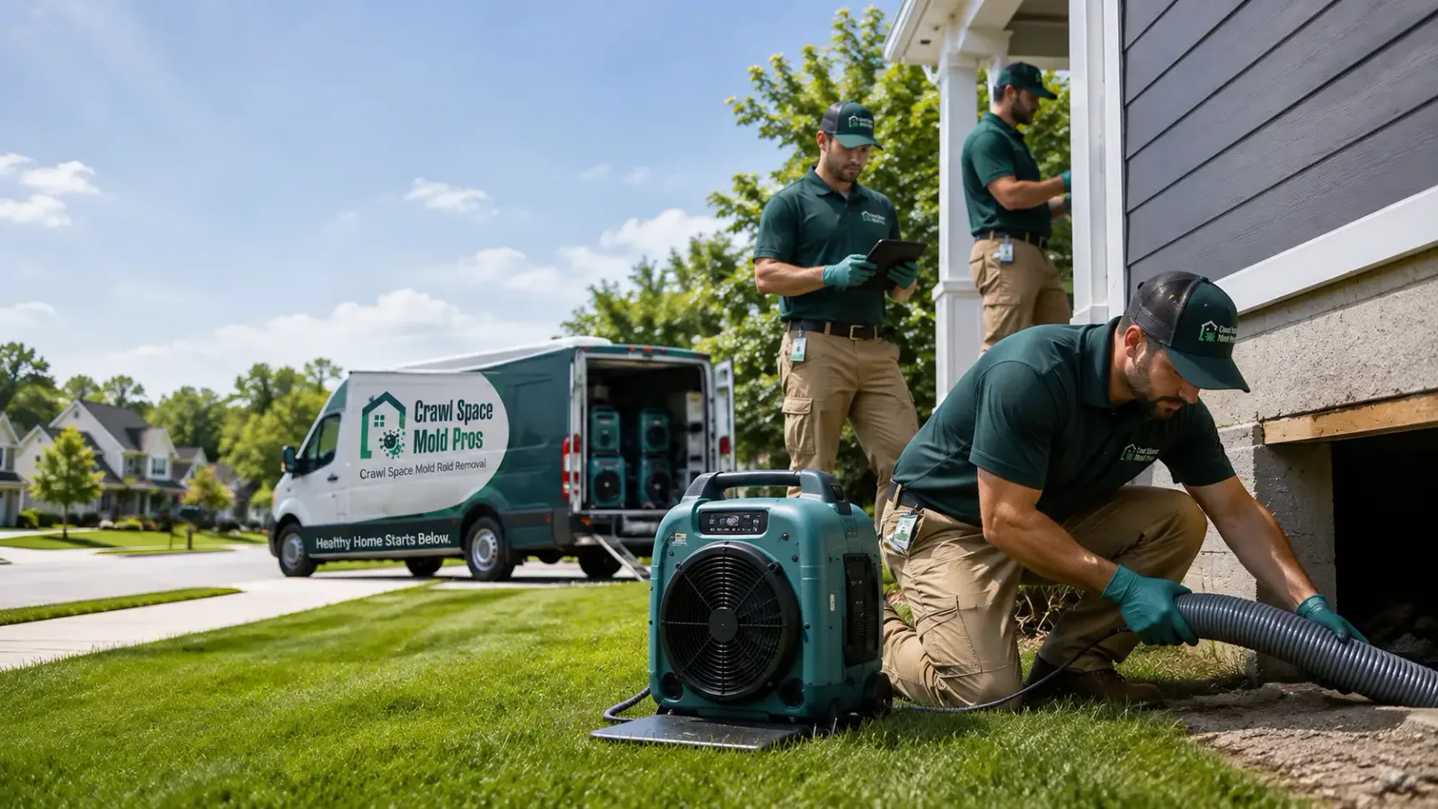 Crawl Space Mold Removal in North Windham, CT